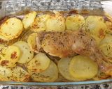 Foto del paso 6 de la receta: Pollo al horno con patatas