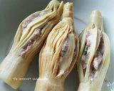 รูปขั้นตอนการทำที่ 2 ของ หน่อไม้ยัดไส้หมูทอด #กับแกล้ม