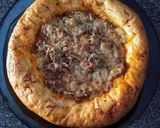 Foto langkah ke 9 dari resep 8. Pizza ekonomis, empuk tanpa telur pakai oven tangkring.