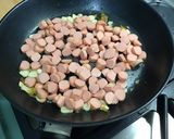 Une image de l'étape 7 de Courgettes épicées aux minis saucisses.