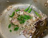 A picture of step 5 of Green Masala Pulao.
