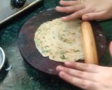 A picture of step 9 of Yummy and Spicy Dhaniya Paratha(Satpuda paratha).