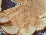 Tarta de manzana con harina de coco