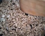 A picture of step 1 of Sunflower seeds laddu.