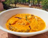 A picture of step 4 of Katla Fish Mouli.