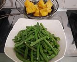 Foto langkah ke 1 dari resep Gulai Sotong |Campur Tahu & Kacang Panjang|.