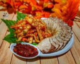 Hình bước làm 5 của món Thịt Lợn Luộc 돼지고기보쌈