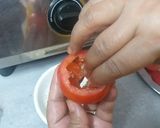 स्टफ्ड टोमेटो विद क्रंची वालनट (stuffed tomato with crunchy walnut recipe in Hindi) रेसिपी चरण 10 फोटो