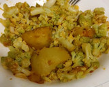 Foto del paso 4 de la receta: Romanescu con ajo, patata cocida y pimentón