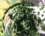 A picture of step 3 of Palak Paneer.