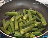 A picture of step 4 of Restaurant Style Bhindi Do Payza.