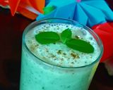 A picture of step 2 of Cucumber Lassi.