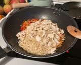 Foto del paso 6 de la receta Yakimeshi de coliflor (焼き飯)