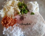 A picture of step 1 of Farali Chilla.