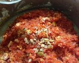 A picture of step 4 of Gajar ka halwa.