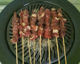 Foto langkah ke 5 dari resep Sate kerbau bumbu dendeng + sambel kacang endeeeees 😗😋.