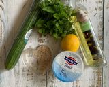 A picture of step 1 of Tzatziki 🇬🇷.