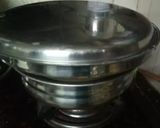 A picture of step 4 of Ukadiche Modaks.