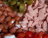 عکس مرحله 1 از دستور سالاد پروتئینی با لوبیا چیتی 🥗
