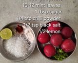 A picture of step 1 of Seasonal Fresh Plum Mojito.