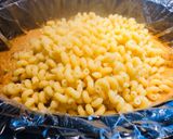 A picture of step 7 of CrockPot Easy Creamy Chicken Enchilada Pasta 🍝.