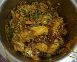 A picture of step 4 of Veg Dum Hydrabadi biryani.