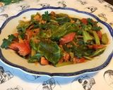 Une image de l'étape 15 de Kai lan aux tomates,carotte,ail et sauce huître.
