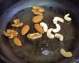 A picture of step 1 of Walnut pulav.