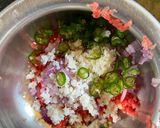 A picture of step 2 of Tiranga Mini Rolls.