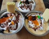 A picture of step 5 of Mango icream.