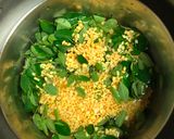 A picture of step 1 of Sojne Pata diye Bhaja Muger Dal (Drumstick Dal - Bengali Style).