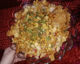 A picture of step 6 of Chana chat🍽😋.