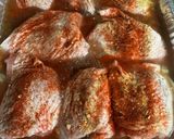 Sült csirke zöldséges rizzsel (együtt sütve) recept fázis 3 fotója