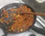 A picture of step 10 of Fussion biryani.
