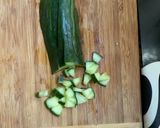 Une image de l'étape 3 de TARTARE 🍈 MELON 🥒 CONCOMBRE 🥒 BASILIC🍃.