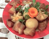 Hình bước làm 5 của món Thịt kho trứng