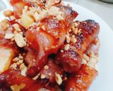 Hình bước làm 3 của món Thịt ba chỉ cuộn khoai tây