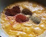 A picture of step 2 of Corn curry with rice.