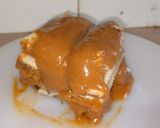 A picture of step 7 of Peanut Butter and Waffer wedge.