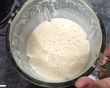 A picture of step 3 of Chikoo milkshake.