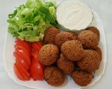 صورة لخطوة 8 من وصفة فلافل طعم ولا أررروع 😋😋😋
