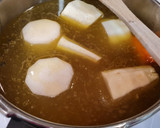 Foto del paso 4 de la receta: Caldo de costilla con jamón y verduras