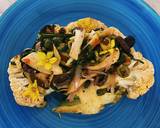 Cauliflower steak with olive pistu and porcini mushrooms recipe step 5 photo