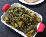 Lipsmacking Spinach-Potato in Mustard oil recipe step 11 photo