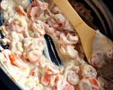 Une image de l'étape 2 de Carottes 🥕 à la crème façon carbonara en cocotte 😃.