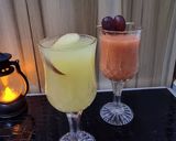 A picture of step 1 of Orange drink and Fruits smoothie.