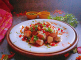 શક્કરીયાં દહીં ચાટ.(Sweet potato Curd Chaat Recipe in Gujarati)
