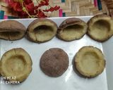 A picture of step 1 of Coconut sandesh.
