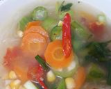 Foto langkah ke 5 dari resep Sup Jagung Oyong.