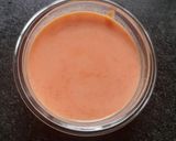 A picture of step 3 of Sweet Papaya milk shake.